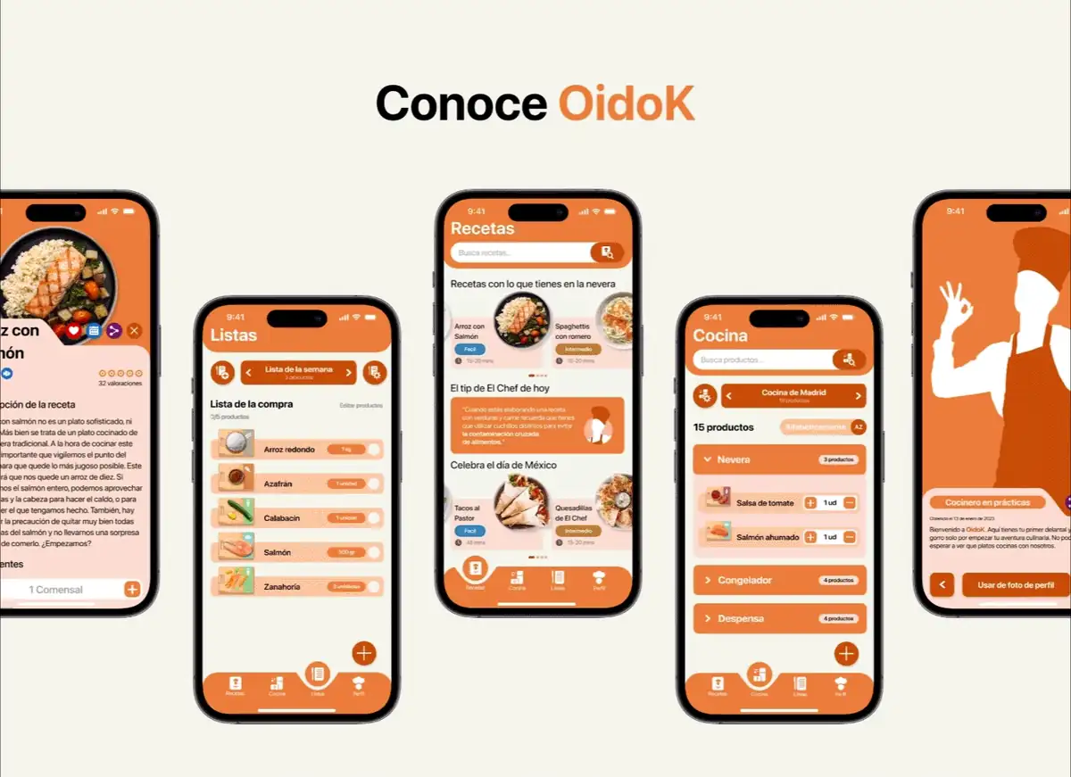 OidoK — the app on iPhone