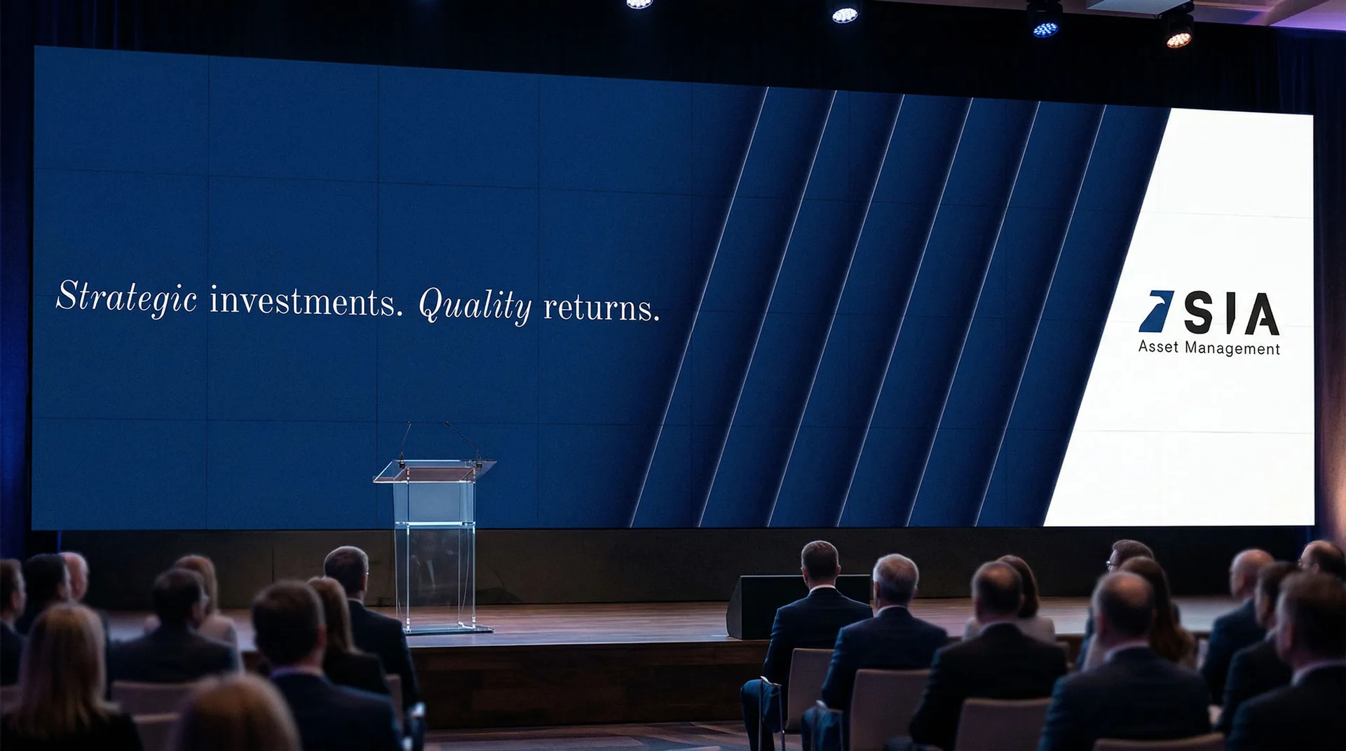 SIA Asset Management — video wall